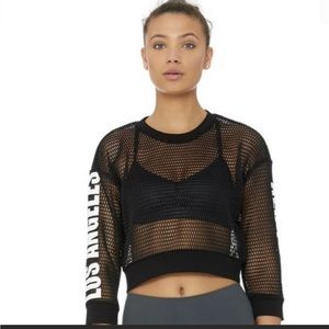 Alo Mesh NY Crop Top